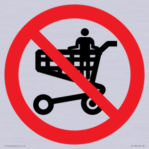 P925 Prohibition: No standing in trolley